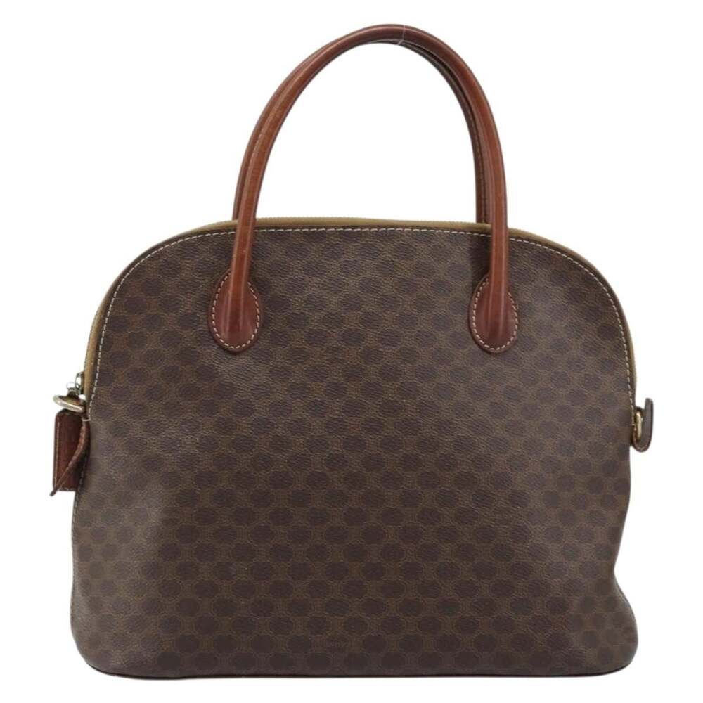 Celine Macadam Handbag Brown